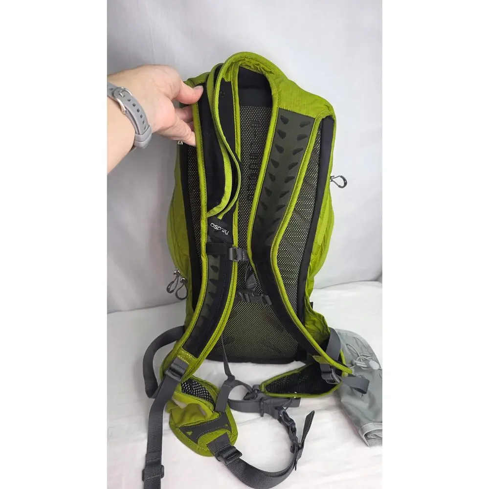 Osprey Raptor 6 Hydration Backpack Green Hiking Cycling Day Pack NO Bladder